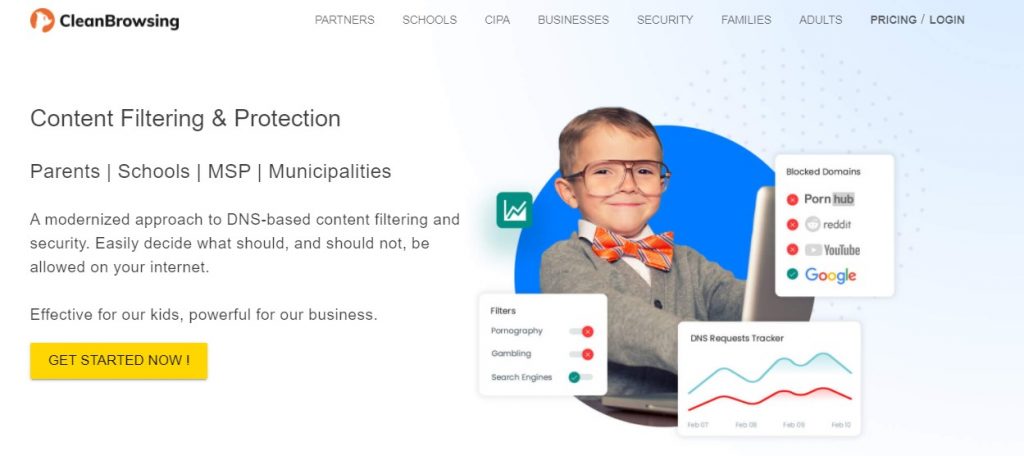 Example of a hero image as a large content element