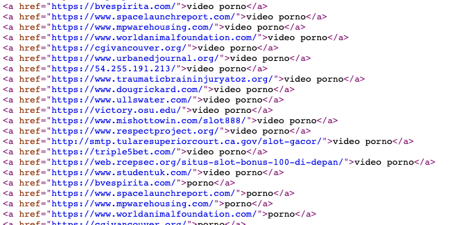 NOC - Hack SEO Spam Payload - Page Source